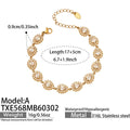 Surgical Steel Teardrop Cubic Zirconia Jewelry Set